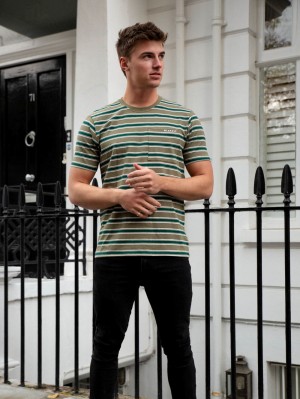 Blakely Alban Relaxed T-Shirt Verde | XYOTGL604