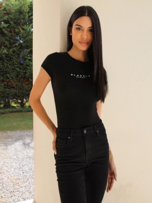 Blakely Alicia Bodysuit Negras | AYMJQG894