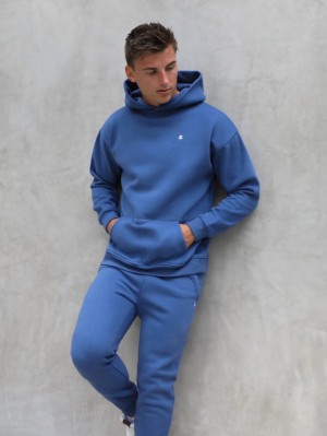 Blakely Anchor Relaxed Hoodie Azules | XTUMBC892