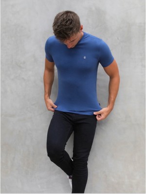 Blakely Anchor T-Shirt Azules | XAQCZM816