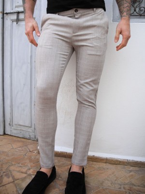Blakely Assaki Checked Trousers Marrones | RWUZHP291