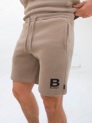 Blakely Blakely London Jogger Shorts Marrones | CTSIZN961