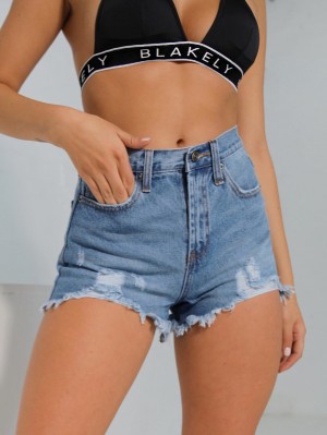 Blakely Emery Denim Shorts Azules | CGSVXZ937