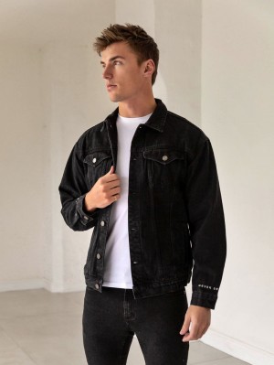 Blakely Greenwich Denim Jacket Negras | SJCNPD347