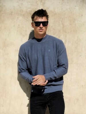 Blakely Huxley Knit Jumper Azules | SPMBGX310