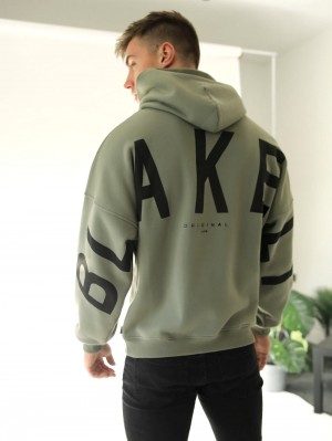 Blakely Idris Oversized Hoodie Verde | FJHVYZ814