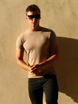 Blakely Initial T-Shirt Marrones | JZQSLW197