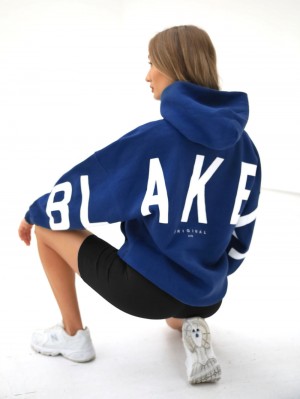 Blakely Isabel Oversized Hoodie Azules | CNGBJM514