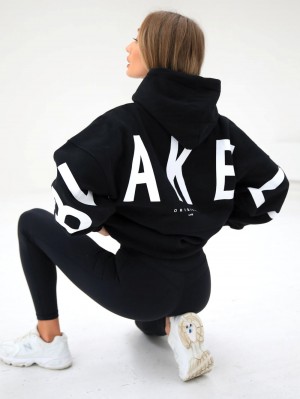 Blakely Isabel Oversized Hoodie Negras | BSWYLI624