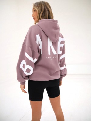 Blakely Isabel Oversized Hoodie Rosas | MNXBFE710