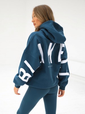 Blakely Isabel Oversized Hoodie Verde Menta | DHUKJE495
