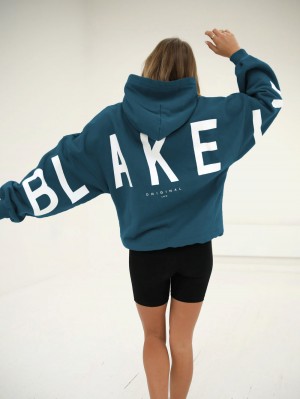 Blakely Isabel Oversized Hoodie Verde | GCVPZI176