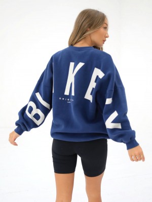 Blakely Isabel Oversized Jumper Azules | XMZDLF908