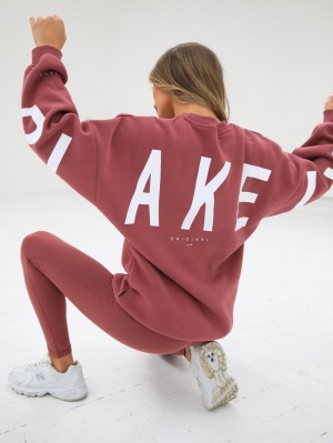 Blakely Isabel Oversized Jumper Berry | WLDEMV164
