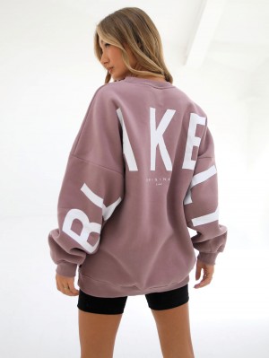 Blakely Isabel Oversized Jumper Rosas | KALVST013