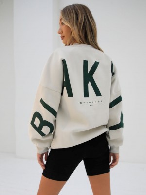 Blakely Isabel Oversized Jumper Verde | MOLDTQ704