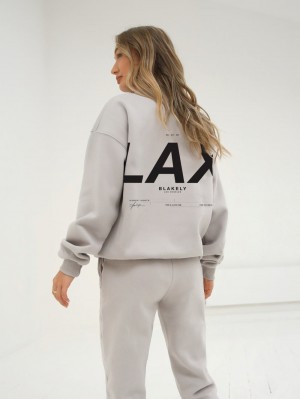 Blakely LAX Isabel Oversized Jumper Stone | HDRPTV629