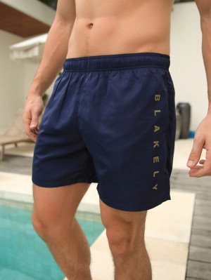 Blakely Lugano Swim Shorts Azules | FPKGMD612