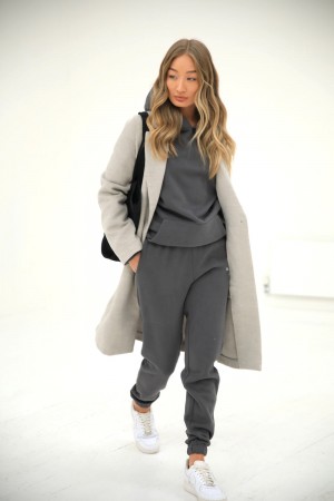 Blakely Mabel Tailored Longline Coat Gris | DRIGJL051