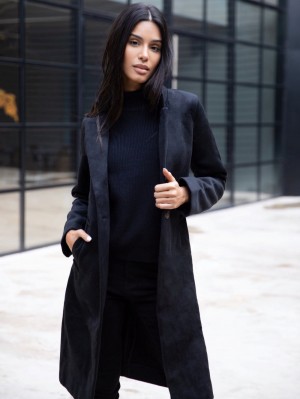 Blakely Mabel Tailored Longline Coat Negras | JIUKAP429