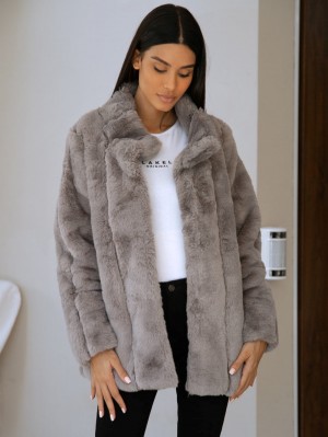 Blakely Marlowe Coat Gris | QHBXYN398