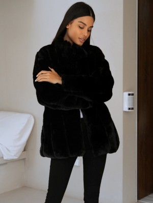 Blakely Marlowe Coat Negras | ZBWNVX842