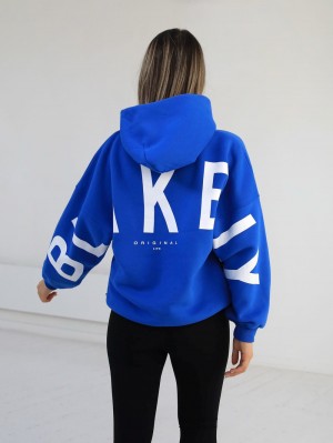 Blakely Members Isabel Oversized Hoodie Azules | LBSMIH312