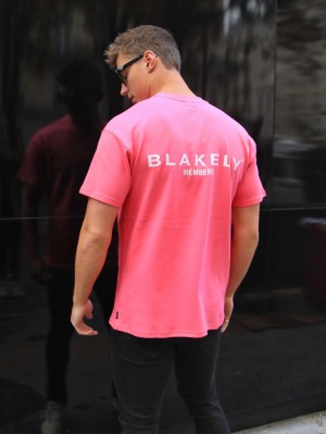 Blakely Members Relaxed T-Shirt Rosas | MVIFOA278