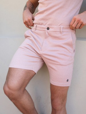 Blakely Midar Check Shorts Rosas | QGDFJM384