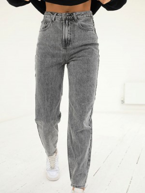 Blakely Mom Jeans Gris | JVLCGN579