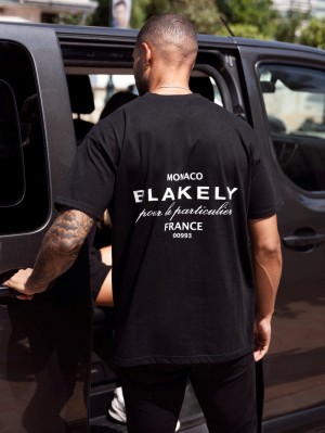 Blakely Monaco Relaxed T-Shirt Negras | XRKPJV594