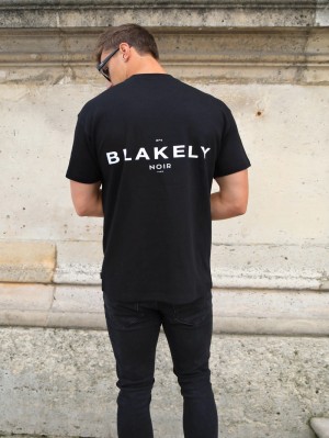 Blakely Noir II Relaxed T-Shirt Negras | DAKCIT546