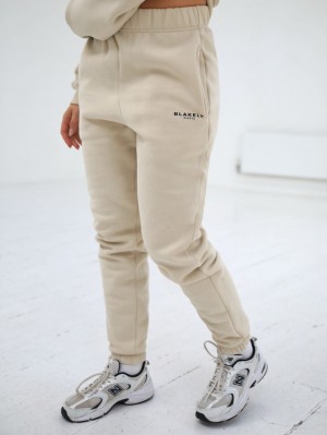 Blakely Noir II Women's Sweatpants Beige | MLXTKN417