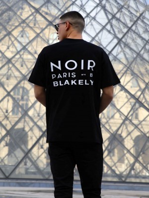 Blakely Noir Relaxed T-Shirt Negras | WQHASM139