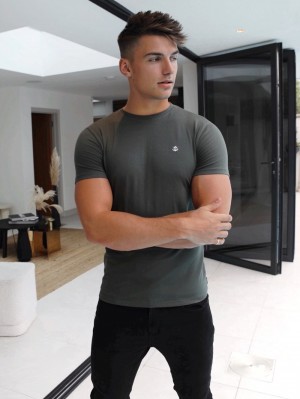 Blakely Olivet T-Shirt Verde | DIVXFM548