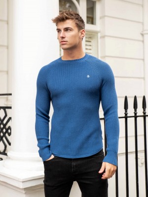 Blakely Olton Knit Jumper Azules | HZDITR762