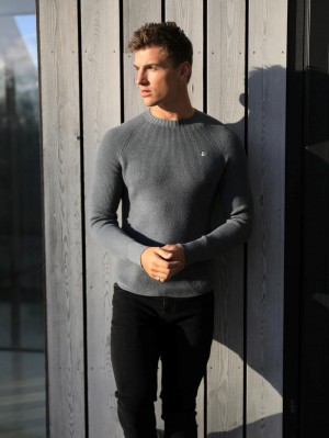 Blakely Olton Knit Jumper Graphite | MBYCNK745