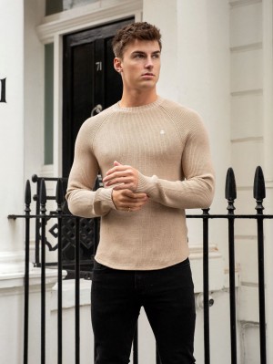 Blakely Olton Knit Jumper Nude | JIMTSC983