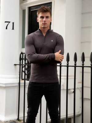 Blakely Oxbridge Jumper Gris Oscuro | ISRFEO549