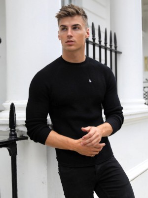 Blakely Oxley Knit Jumper Negras | ZQJREF345