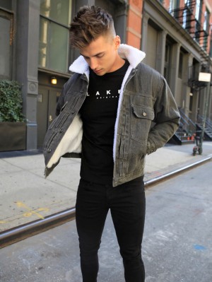 Blakely Raleigh Denim Jacket Gris | VGYBED358