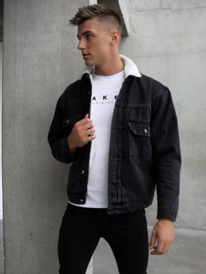 Blakely Raleigh Denim Jacket Negras | TOHPIW736