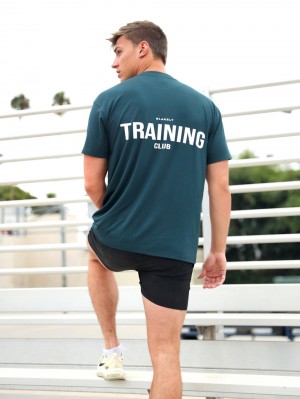 Blakely Relaxed Training T-Shirt Verde | YFXMBI293