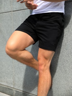 Blakely Sanremo Chino Shorts Negras | FUNSHV126