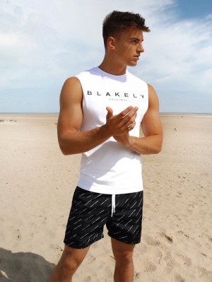Blakely Sarasota Sleeveless Tee Blancas | PZRDST329