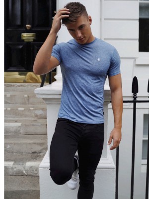 Blakely Sequoia T-Shirt Azules | USRCBF543