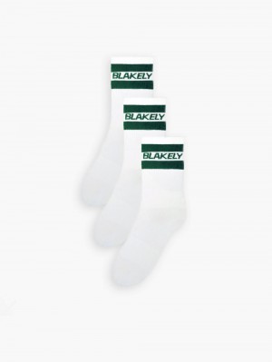 Blakely Signature Socks 3 Pack Verde | THEQCP573