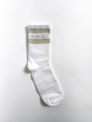 Blakely Signature Socks Stone | LZJAKX081