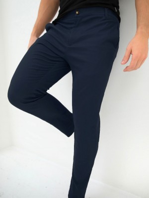Blakely Sloane Stretch Fit Chinos Azul Marino | TWSPZI503