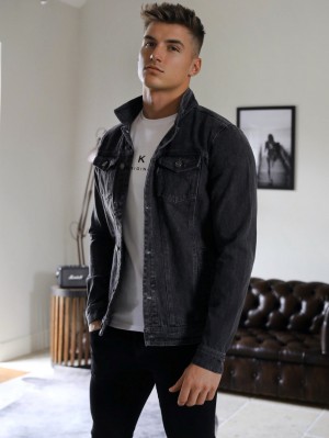 Blakely Soho Denim Jacket Gris | UYMQND371